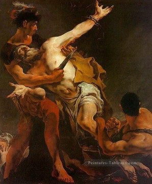 Le martyre de Saint Barthélemy Giovanni Battista Tiepolo Peinture à l'huile